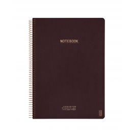 KOZO Anteckningsbok A4 Premium Coffee
