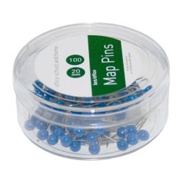 Map Pins 100pcs Blue