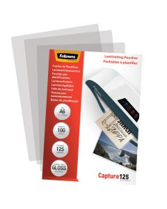 Laminating Pouches A6 100 x 125 Micron Glossy