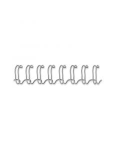 Wire Combs 100pcs 6mm Silver
