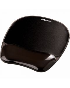 Mouse Pad With Wrist Support Black