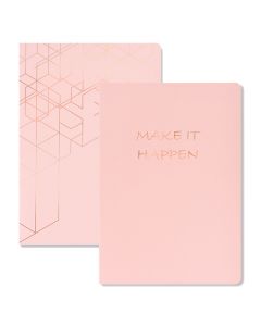 KOZO Notebook A5 2-pack Pink