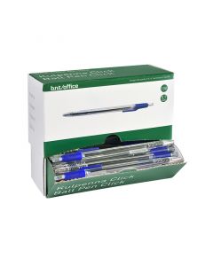 Ballpoint Pen CLICK 0,7mm 100/Display Blue