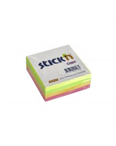 Note Cube 76x76 320 Sheets Assorted Neon