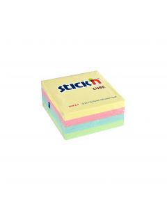 Note Cube 76x76 400 Sheets Assorted Pastel