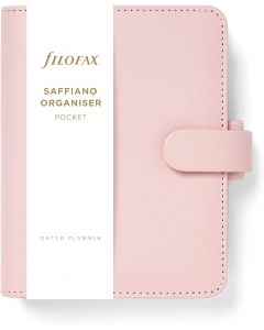Saffiano Pocket Organiser Blush