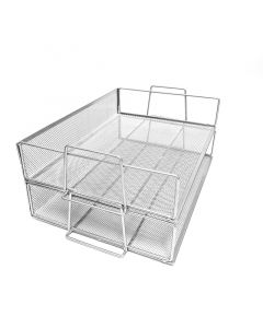Two-Tiered Organizer Silver