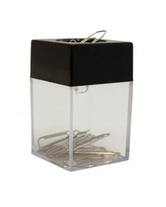 Magnetic Paperclip Cup Black