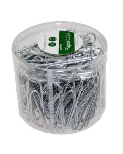 Paper Clips 45mm 100 Pack Silver