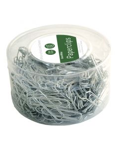 Paper Clips 45mm 500g Silver