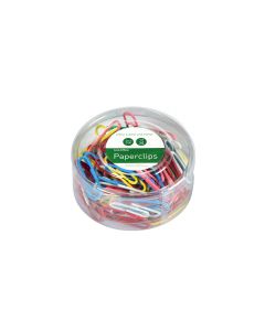 Paper Clips 26mm 100 Pack Assorted Colours
