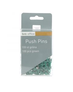 Push Pins 100pcs Green