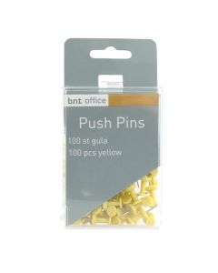 Push Pins 100pcs Yellow