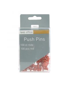 Push Pins 100pcs Red