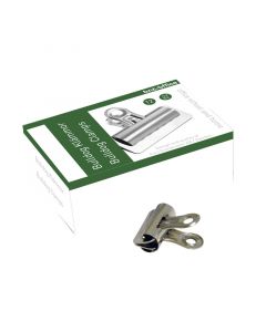 Bulldog Clamps 27mm 12 Pack Silver