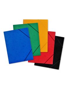 Paper File Carton Assorted Colors  5 Pack