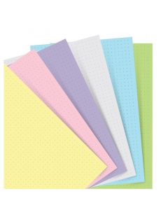 Filofax Notebook Refill Pocket Dotted Pastel