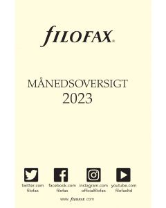 Monthplanner Pocket 2023 Danish