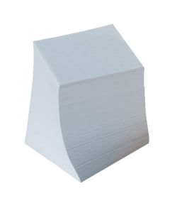 Block Cube 9x9cm Glued White