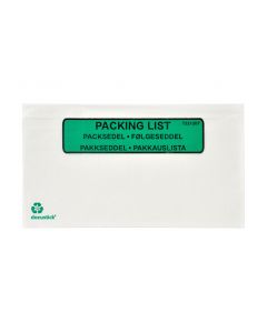 Packinglist Envelope Paper C65 with Print 1000 Pack