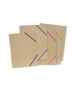 Paper File Carton Nature Assorted Colors 5 Pack